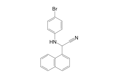2-((4-bromophenyl)amino)-2-(naphthalen-1-yl)acetonitrile