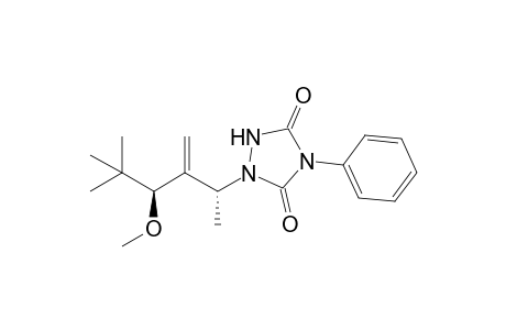 1-[(1R)-2-[(1S)-1-methoxy-2,2-dimethyl-propyl]-1-methyl-allyl]-4-phenyl-urazole