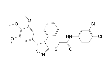 N-(3,4-dichlorophenyl)-2-{[4-phenyl-5-(3,4,5-trimethoxyphenyl)-4H-1,2,4-triazol-3-yl]sulfanyl}acetamide
