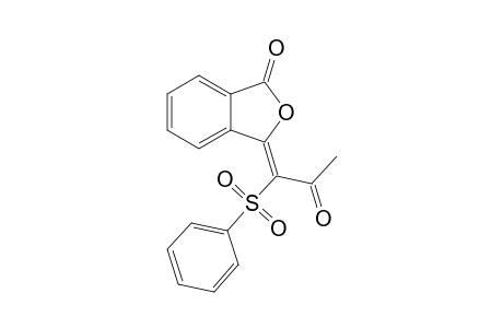 3-[2-Oxo-1-(phenylsulfonyl)propylidene]-2-benzofuran-1-one