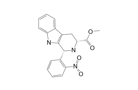 cis-(3-[Methoxycarbonyl]-1,2,3,4-tetrahydro-9H-pyrido[3,4-B]indol-1-yl)-(2-nitro-benzene)