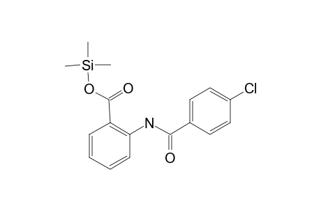 2-[(4-Chlorobenzoyl)amino]benzoic acid, tms derivative