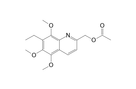 2-Acetoxymethyl-5,6,8-trimethoxy-7-ethylquinoline