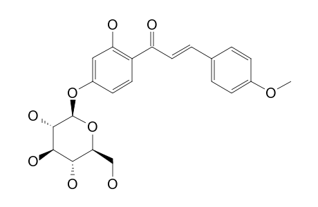 4'-O-BETA-D-GLYCOPYRANOSYL-2'-HYDROXY-4-METHOXYCHALCONE