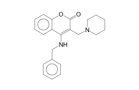 4-(Benzylamino)-3-(piperidinomethyl)coumarin