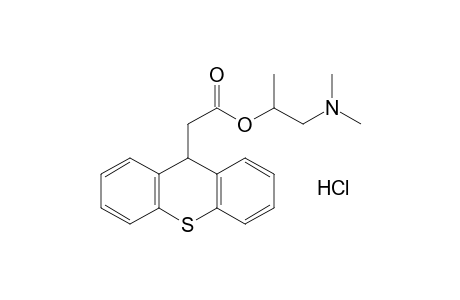 9-thioxantheneacetic acid, 2-(dimethylamino)-1-methylethyl ester, hydrochloride