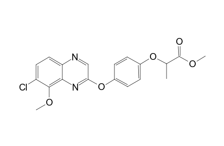 2-{4-[7-Chloro-8-methoxy-2-quinoxalinyl)oxy]phenoxy}propionic acid methyl ester