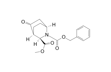 2-Azabicyclo[2.2.2]octane-2,3-dicarboxylic acid, 5-oxo-, 3-methyl 2-(phenylmethyl) ester, (1.alpha.,3.alpha.,4.alpha.)-