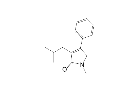 3-Isobutyl-1,5-dihydro-1-methyl-4-phenyl-2H-pyrrol-2-one