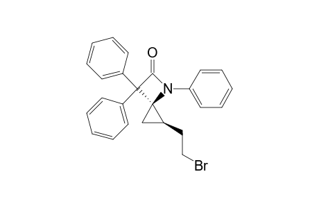 4-Aza-1-(2-bromoethyl)-4,6,6-triphenylspiro[2.3]hexan-5-one