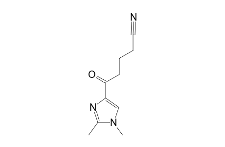 1-(1,2-DIMETHYL-1H-IMIDAZOL-4-YL)-4-CYANOBUTANONE