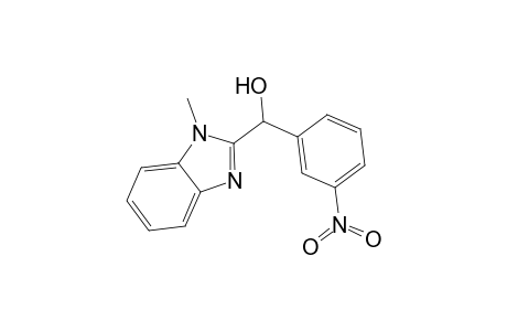 1H-Benzimidazole-2-methanol, 1-methyl-.alpha.-(3-nitrophenyl)-