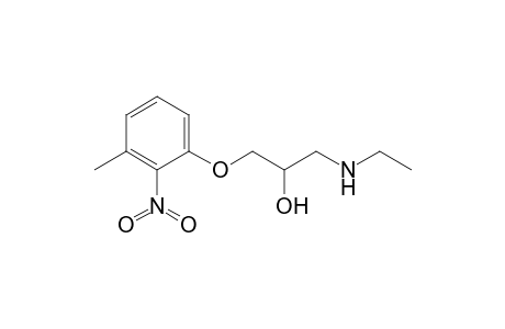 1-(Ethylamino)-3-(3-methyl-2-nitrophenoxy)-2-propanol