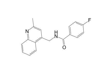4-Fluoro-N-[(2-methyl-4-quinolinyl)methyl]benzamide