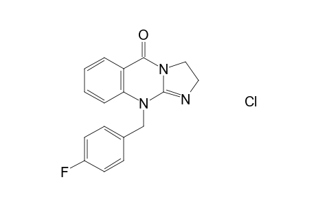 10-(4-Fluorobenzyl)-2,10-dihydroimidazo-(2,1-b)quinazolin-5(3H)-one HCl