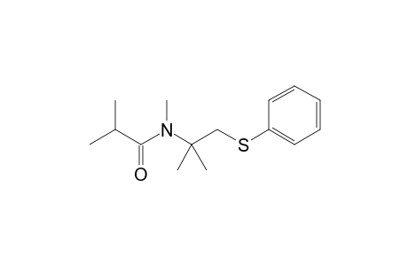 N-(1,1-Dimethyl-2-phenylthioethyl)trimethylacetamide