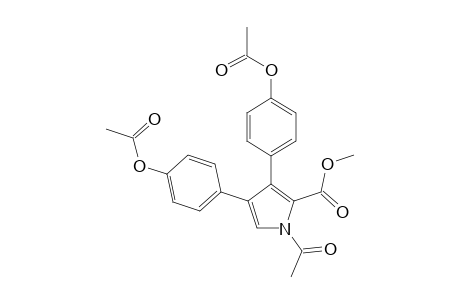 Methyl 3,4-bis(4-acetoxyphenyl)-1-acetyl-1H-pyrrole-2-carboxylate