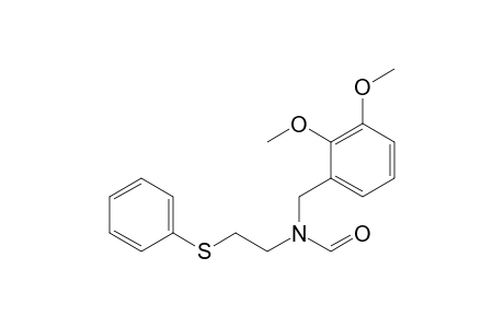 N-(2,3-Dimethoxyphenylmethyl)-N-[2-(phenylthio)ethyl]formamide