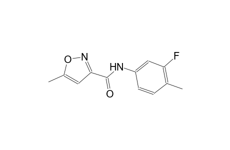 N-(3-fluoro-4-methylphenyl)-5-methyl-3-isoxazolecarboxamide