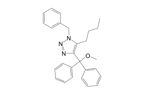 1-Benzyl-5-butyl-4-(methoxydiphenylmethyl)-1H-1,2,3-triazole