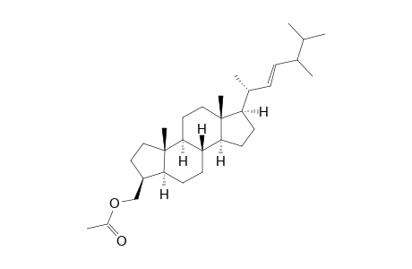 3.beta.-acetoxymethyl-24-methyl-a-hor-5.alpha.-cholest-22-ene
