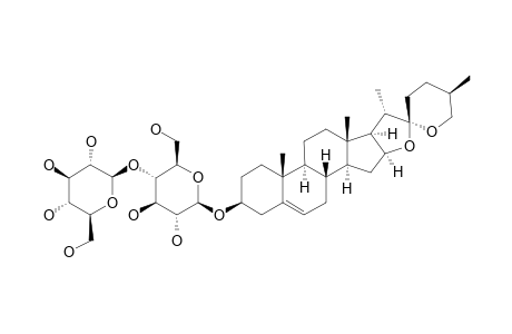 YAMOGENIN-3-O-BETA-D-GLUCOPYRANOSYL-(1->4)-BETA-D-GLUCOPYRANOSIDE