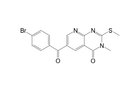 6-(4-bromobenzoyl)-3-methyl-2-(methylthio)pyrido[2,3-d]pyrimidin-4-one