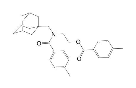 2-[1-adamantylmethyl-(4-methylphenyl)carbonyl-amino]ethyl 4-methylbenzoate