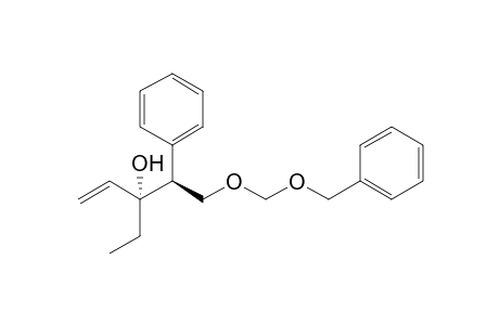 (3R,4S)-5-[(Benzyloxy)methoxy]-3-ethyl-4-phenylpent-1-en-3-ol