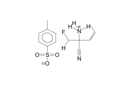(Z)-2-AMINO-2-FLUOROMETHYL-3-PENTENENITRILE P-TOLUENE-SULPHONATE