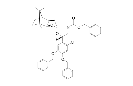 (2S-(2-ALPHA(R),3A-ALPHA,4-BETA,7-BETA,7A-ALPHA))-(PHENYLMETHYL)-N-2-(2-CHLORO-4,5-DI-(PHENYLMETHOXY)-PHENYL)-2-((OCTAHYDRO-7,7,7-TRIMETHYL-4,7-ME