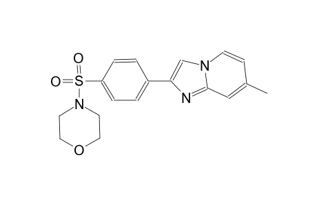 7-methyl-2-[4-(4-morpholinylsulfonyl)phenyl]imidazo[1,2-a]pyridine