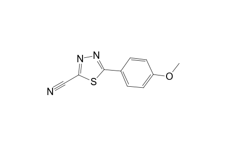 5-(4-Methoxyphenyl)-1,3,4-thiadiazole-2-carbonitrile