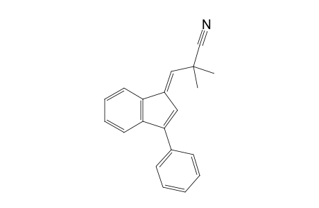 1-(2-Cyano-2-methyl-1-propylidene)-3-phenylindene