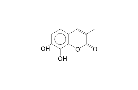 2H-1-Benzopyran-2-one, 7,8-dihydroxy-3-methyl-