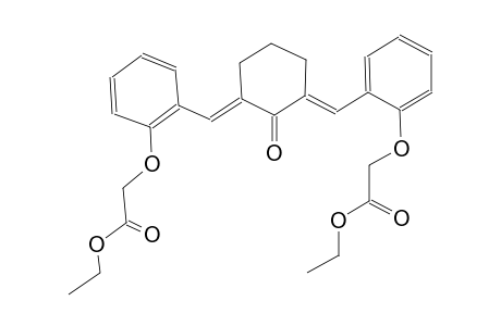 ethyl [2-((E)-{(3E)-3-[2-(2-ethoxy-2-oxoethoxy)benzylidene]-2-oxocyclohexylidene}methyl)phenoxy]acetate