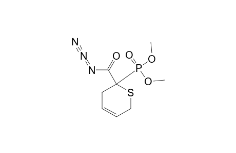 2-dimethoxyphosphoryl-3,6-dihydrothiopyran-2-carbonyl azide