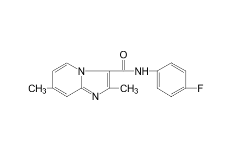 2,7-DIMETHYL-4'-FLUOROIMIDAZO[1,2-a]PYRIDINE-3-CARBOXANILIDE