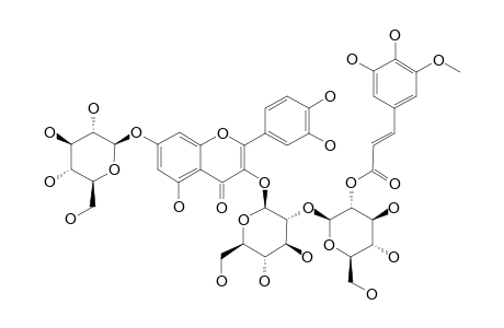 QUERCETIN-3-O-BETA-D-[2-(E)-5-HYDROXYFERULOYL-BETA-D-GLUCOPYRANOSYL-(1->2)-GLUCOPYRANOSIDE]-7-O-BETA-D-GLUCOPYRANOSIDE