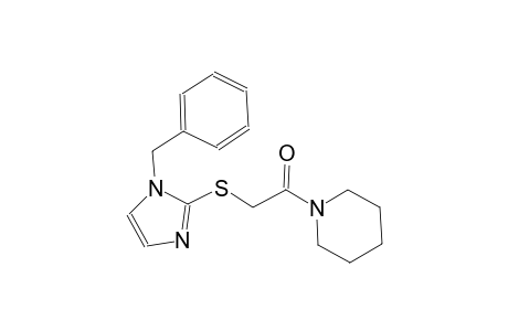 piperidine, 1-[[[1-(phenylmethyl)-1H-imidazol-2-yl]thio]acetyl]-