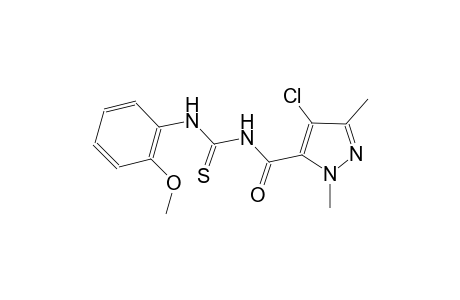 N-[(4-chloro-1,3-dimethyl-1H-pyrazol-5-yl)carbonyl]-N'-(2-methoxyphenyl)thiourea