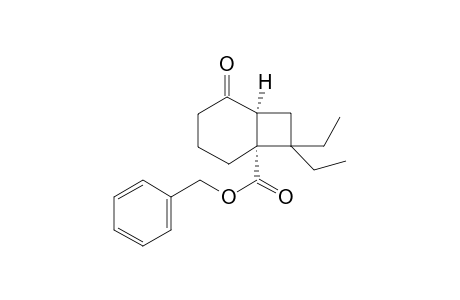 benzyl-(1R,6S)-8,8-diethyl-5-oxobicyclo[4.2.0]octane-1-carboxylate
