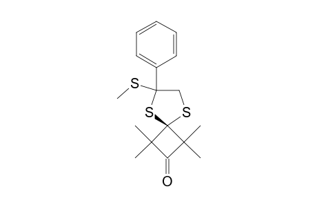 1,1,3,3-TETRAMETHYL-6-(METHYLSULFANYL)-6-PHENYL-5,8-DITHIASPIRO-[3.4]-OCTAN-2-ONE