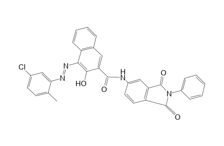 4-[(5-CHLORO-o-TOLYL)AZO]-N-(1,3-DIOXO-2-PHENYL-5-ISOINDOLINYL)-3-HYDROXY-2-NAPHTHAMIDE