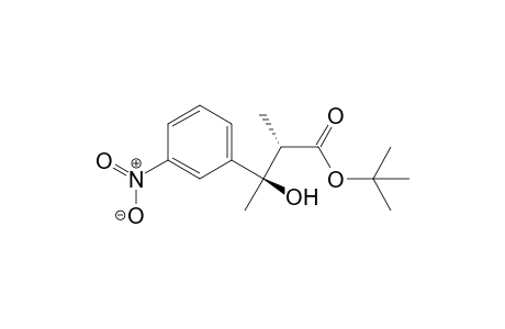 Anti-tert-butyl 3-hydroxy-2-methyl-3-(3-nitrophenyl)butanoate