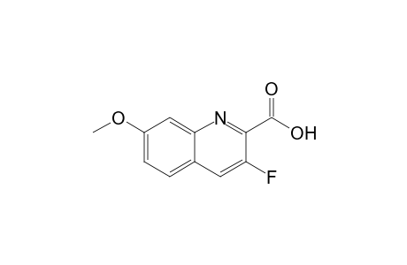 3-Fluoro-7-methoxyquinoline-2-carboxylic acid