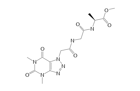 1-[4,6-DIMETHYL-1H-[1,2,3]-TRIAZOLO-[4,5-D]-PYRIMIDINE-5,7(4H,6H)-DIONE]-ACETYL-L-GLYCYL-L-ALANINE-METHYLESTER