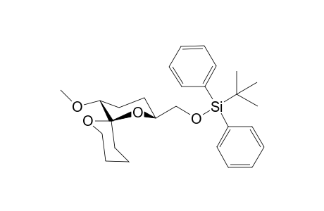 (1R)-6-O-(tert-Butyldiphenylsilyl)-1,3,4-trideoxy-2-O-methyl-D-erythro-hexopyranose-1-spiro-2'-tetrahydropyran