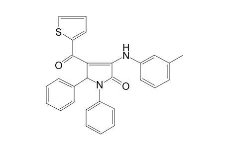 3-(m-toluidino)-1,5-diphenyl-4-(2-thenoyl)-3-pyrrolin-2-one