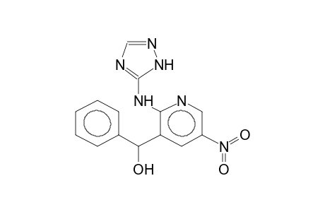 2-(1,2,4-TRIAZOL-5-YLAMINO)-3-(ALPHA-HYDROXYBENZYL)-5-NITROPYRIDINE